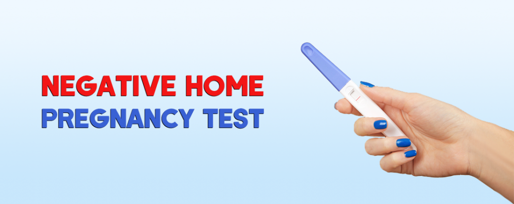 Negative blood pregnancy test