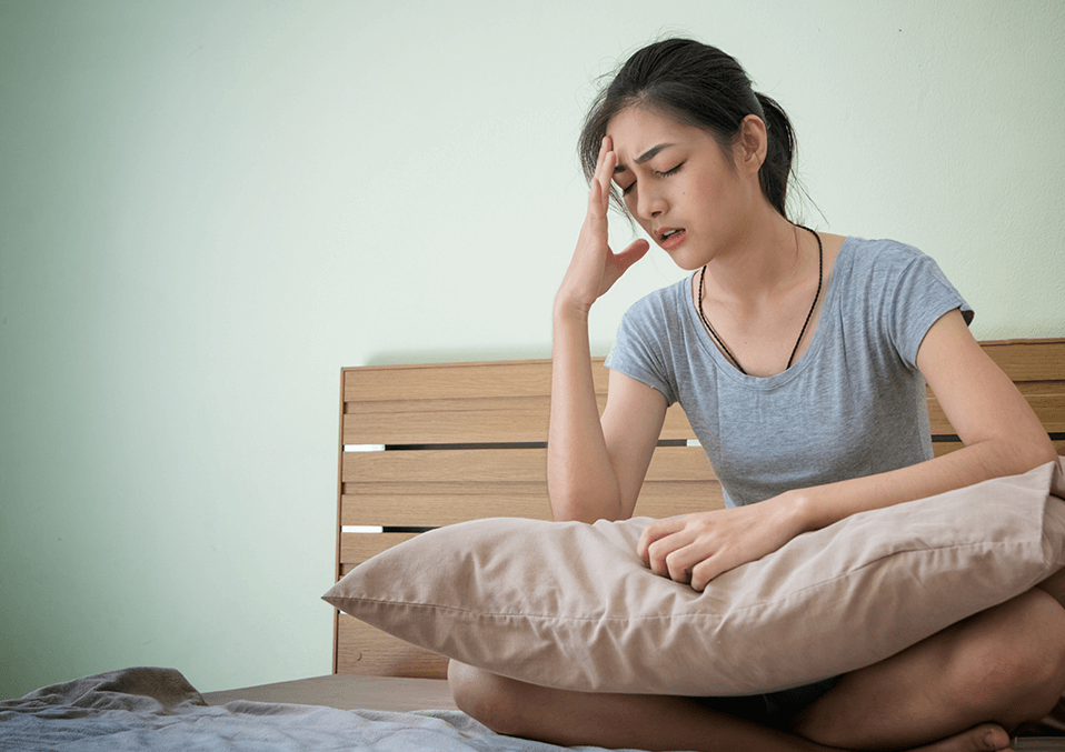 WOMAN VOMITING