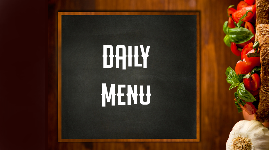 Example Daily Menu