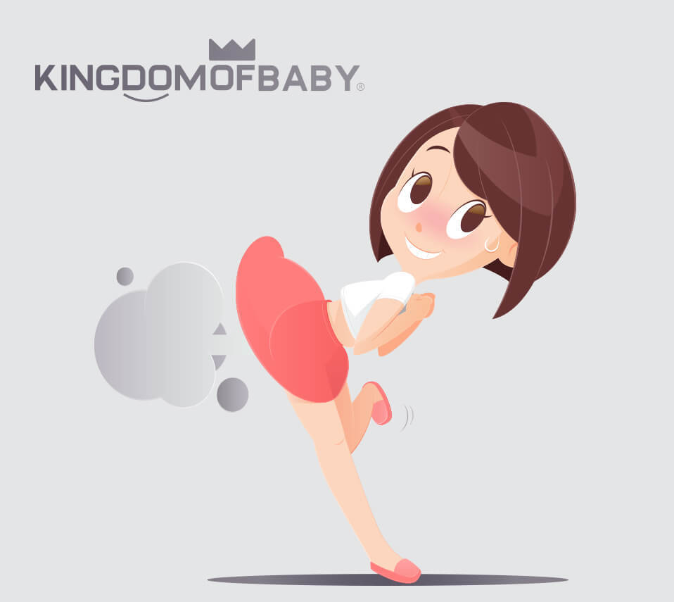 pregnant woman farting